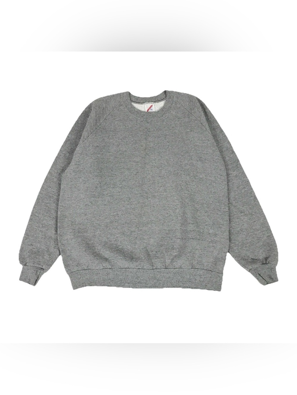 Vintage Jerzees Sweatshirt Mens XL Gray Blank Pullover Crewneck Made In USA 90s